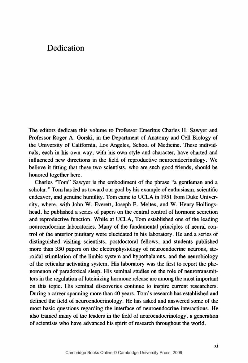 Dedication Neurobiological Effects Of Sex Steroid Hormones