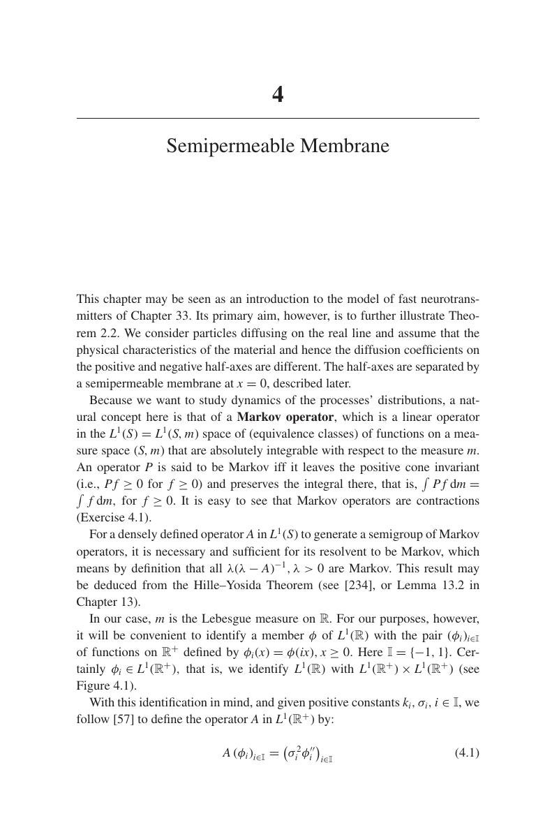 Semipermeable Membrane Chapter Convergence Of One Parameter