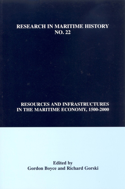 Resources and Infrastructures in the Maritime Economy, 1500–2000