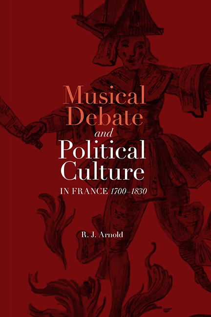 Musical Debate and Political Culture in France, 1700–1830