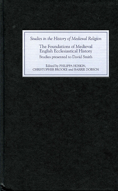 The Foundations of Medieval English Ecclesiastical History