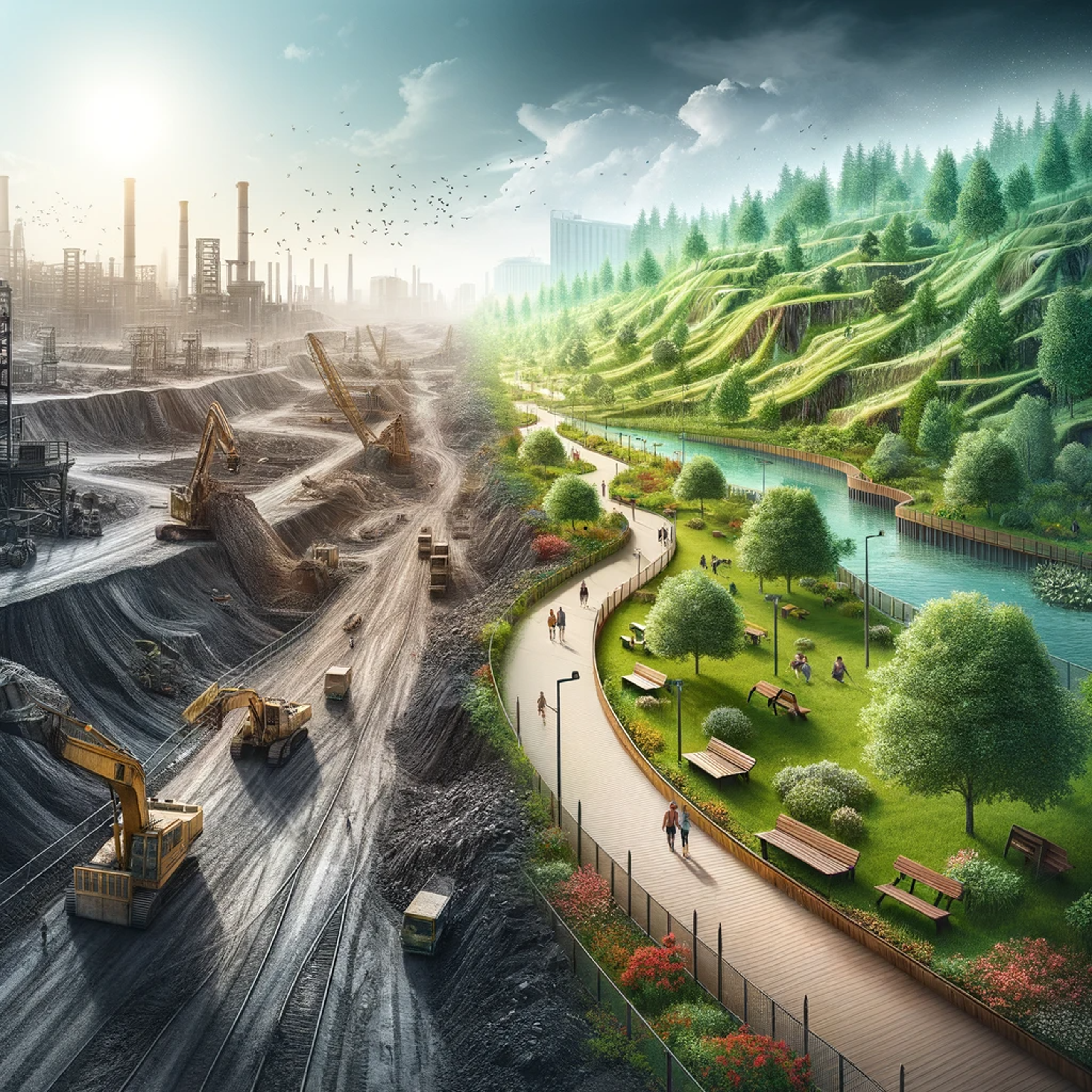 graphical abstract for What emerging technologies and innovations present opportunities for economic repurposing of mined land, assets, and waste materials? - open in full screen