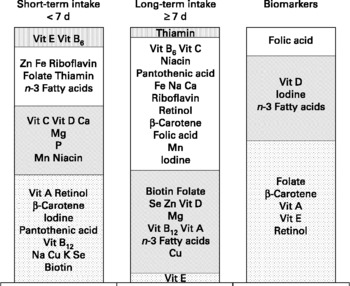 Dietary Assessment Methods For Micronutrient Intake In Pregnant Women ...