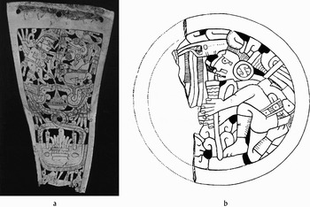 Tracing Of A Wall Painting From The East Wall, North End Panel, Upper  Temple Of The Jaguars, Chichen Itza, Mexico Red Ink Tracing And Watercolour  Jigsaw Puzzle by Adela Breton - Fine