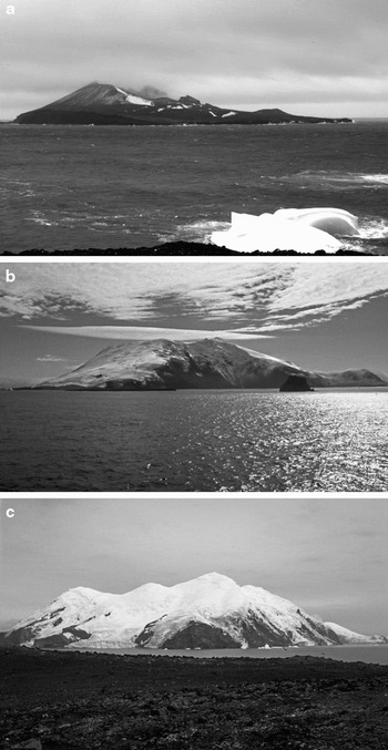 Volcanic features and the hydrological setting of Southern Thule