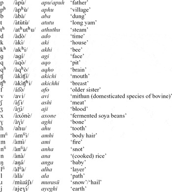 Sumi Sema Journal Of The International Phonetic Association Cambridge Core