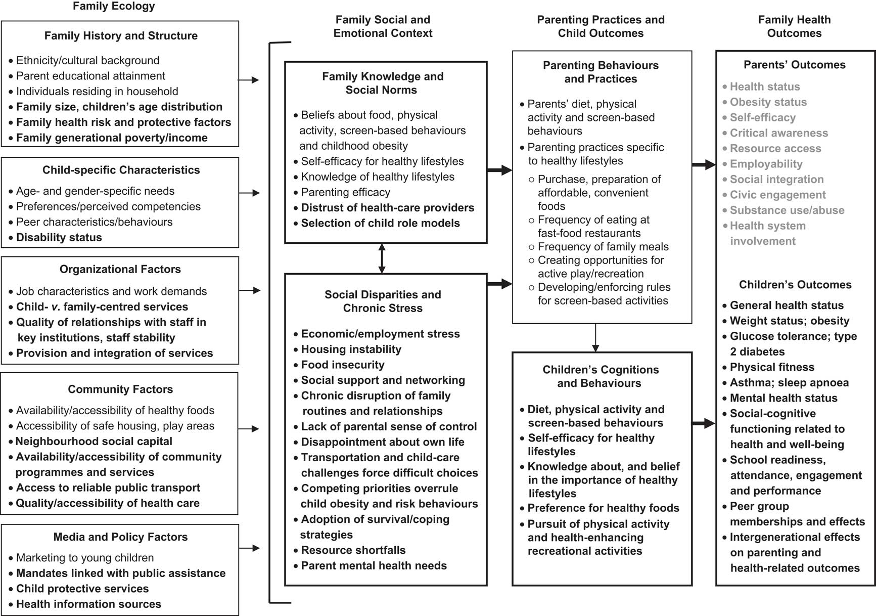 Reframing family-centred obesity prevention using the Family Ecological ...