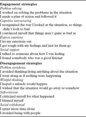 Anxiety and depression are associated with coping strategies in ...