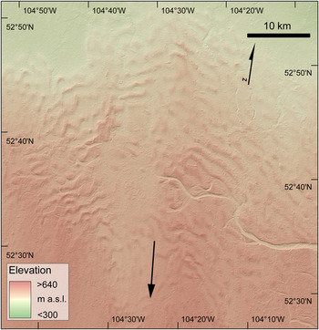 Palaeo-ice stream landsystem 