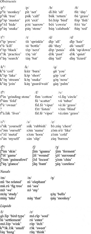 Goemai Journal Of The International Phonetic Association Cambridge Core