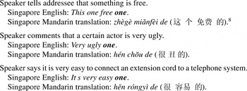 Why You So Singlish One A Semantic And Cultural Interpretation Of The Singapore English Particle One Language In Society Cambridge Core