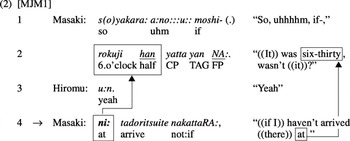 Discourse Within A Sentence An Exploration Of Postpositions In Japanese As An Interactional Resource Language In Society Cambridge Core