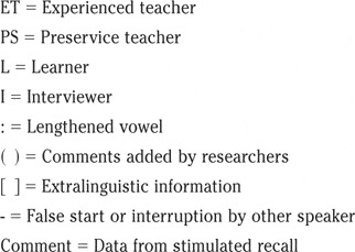 USING STIMULATED RECALL TO INVESTIGATE NATIVE SPEAKER PERCEPTIONS