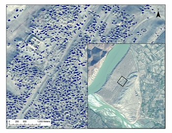 Semi automated detection of looting in Afghanistan using