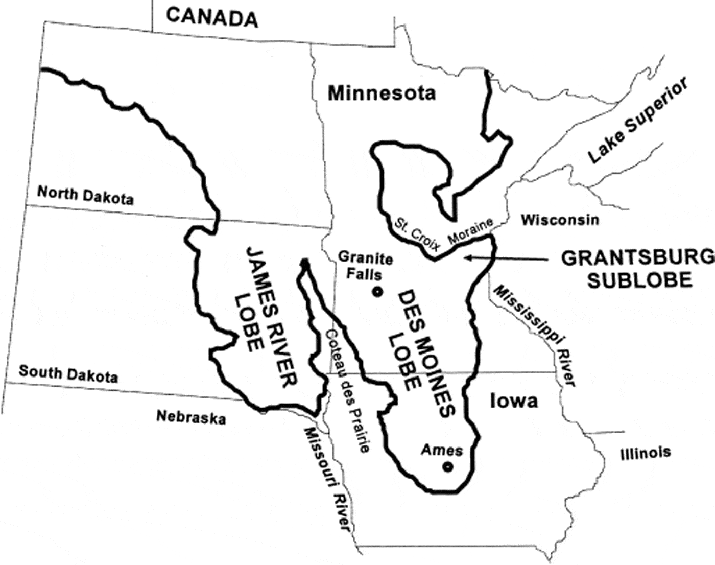 Flow mechanism of the Des Moines lobe of the Laurentide ice sheet ...
