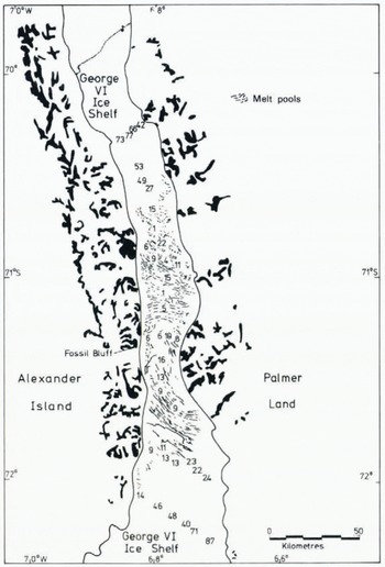 Bottom Melting Under George Vi Ice Shelf Antarctica Journal Of Glaciology Cambridge Core