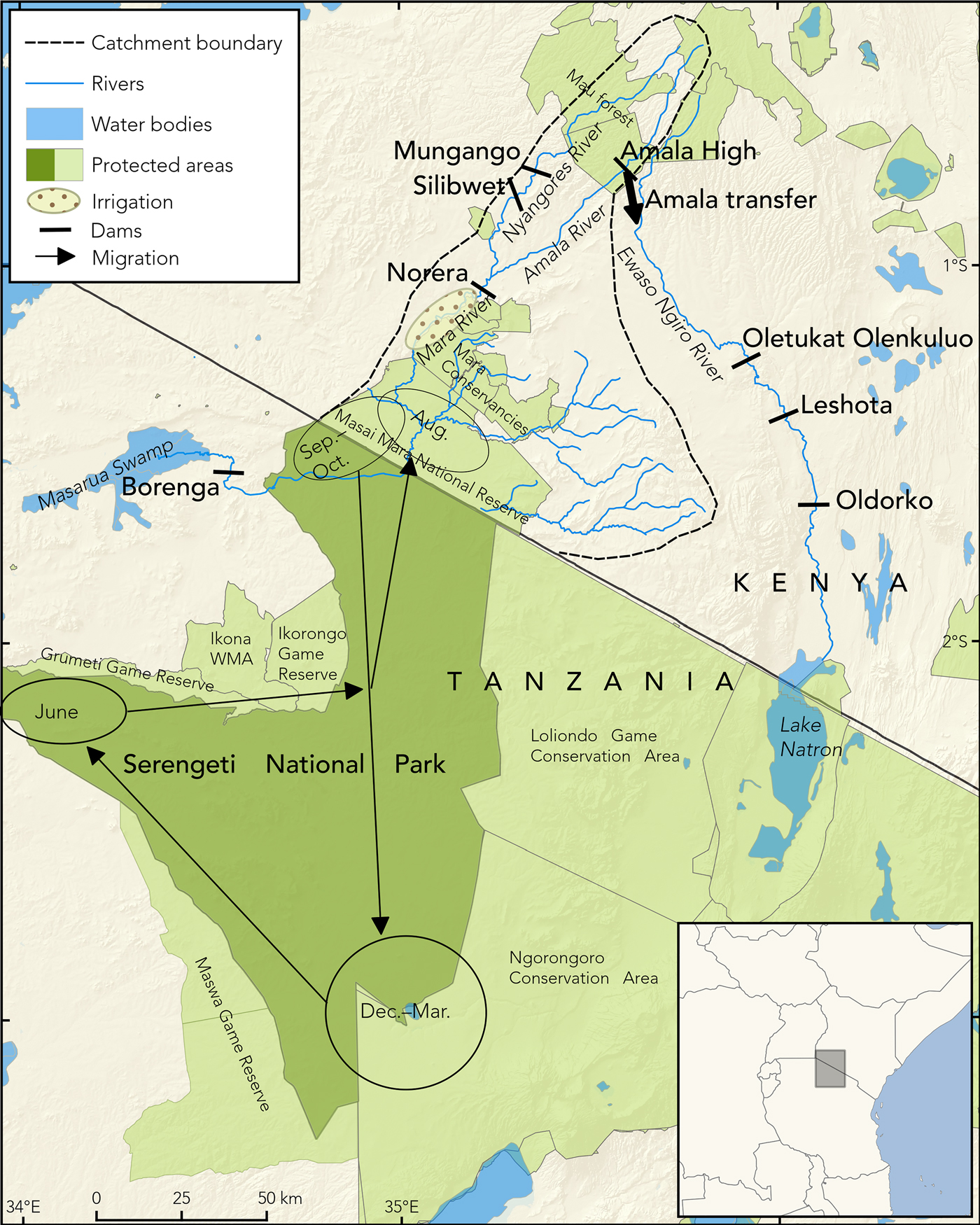 The Serengeti Will Die If Kenya Dams The Mara River Oryx Cambridge Core   Urn Cambridge.org Id Binary Alt 20170926074718 94326 OptimisedImage S0030605317001338 Fig1g 