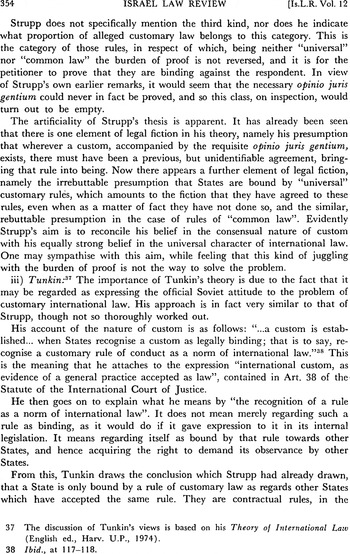 A Mystery No Longer? Opinio Juris and Other Theoretical Controversies  Associated with Customary International Law, Israel Law Review