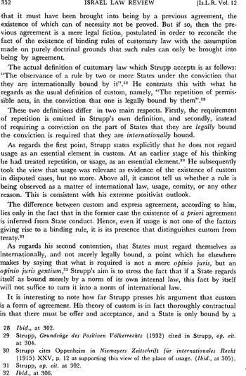 A Mystery No Longer? Opinio Juris and Other Theoretical Controversies  Associated with Customary International Law, Israel Law Review