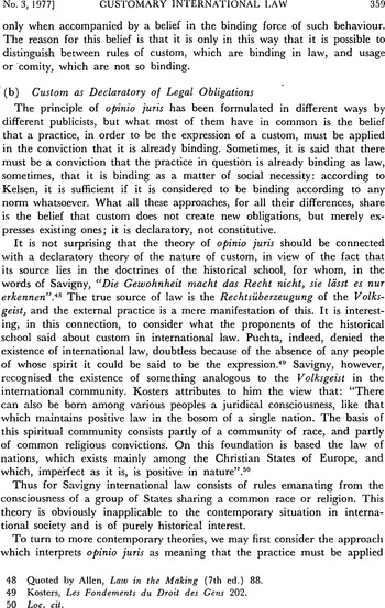 A Mystery No Longer? Opinio Juris and Other Theoretical Controversies  Associated with Customary International Law, Israel Law Review