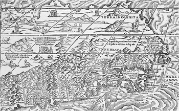 Paris France, antique woodcut map by Sebastian Münster 1561