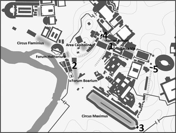 Forum Of Augustus Map