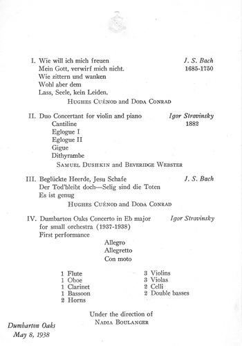 The Art Of Assembling Art Chapter 7 The Musical Work Of Nadia Boulanger