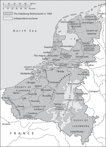 15th Century Dutch Map Of Territories