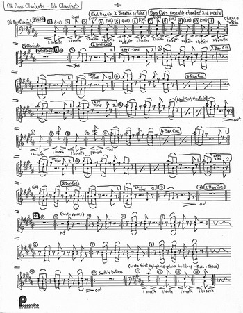 Steve Reich のSong Collection 5 Score
