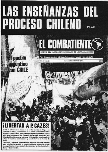 The Decisive Round In Latin America S Revolution Bolivian Chilean And Uruguayan Militants In Peronist Argentina Buenos Aires 1973 1976 Iv Latin America S Radical Left