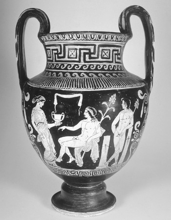 Ancient Greece Red Figure Vase All About That Grape Juice Greek Wine -  Greek Amphora - Posters and Art Prints