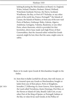 Appendices Insurance In Elizabethan England Appendices Insurance In Elizabethan England