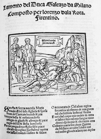Sensational Murder Part Iii Murder In Renaissance Italy