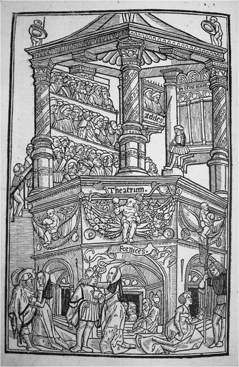 Medieval Theatre Drawing