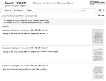 Digitizing Beckett Chapter 1 The New Samuel Beckett Studies Digitizing Beckett Chapter 1 The New Samuel Beckett Studies