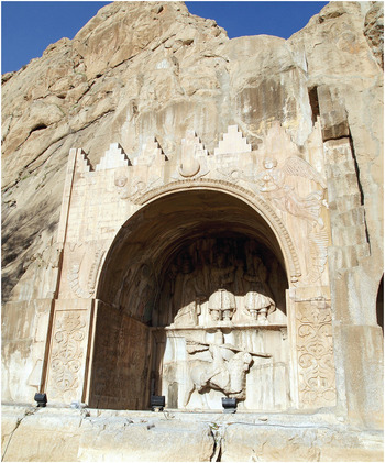historical Plaque & Stand Zoroastrian sassanid Monument zoroaster archeology 