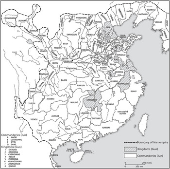 chin dynasty map