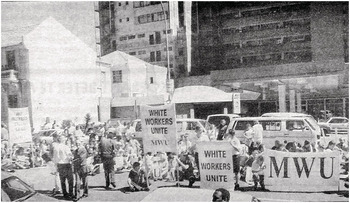 AWB Rally, Church Square, Pretoria, Members of a shadowy fa…