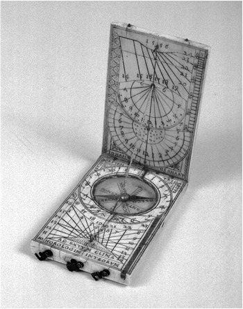 Scientific, Instrument, Compass, Diptych Dial, Portable Sundial