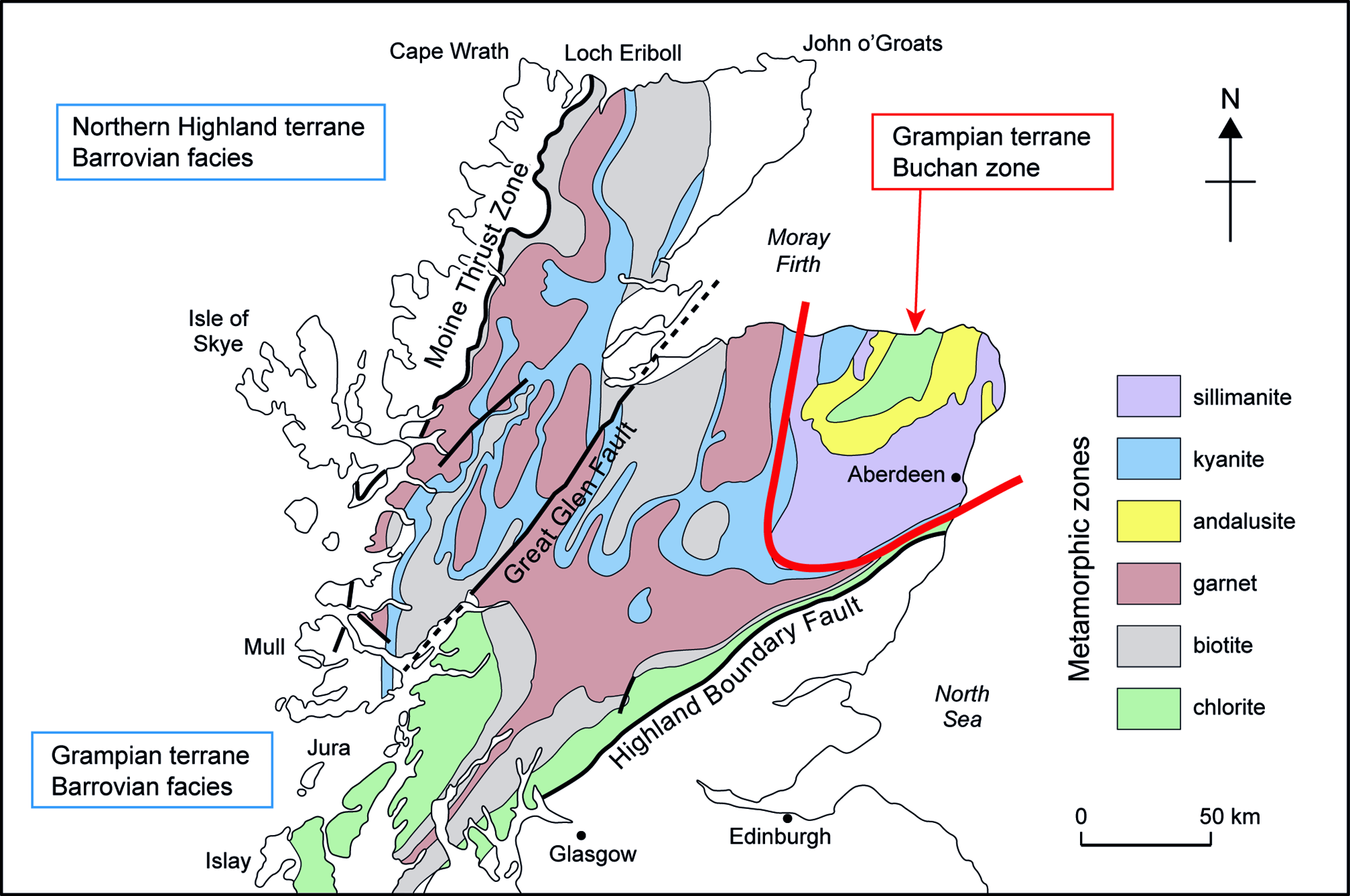 Tectonic evolution of the Caledonian orogeny in Scotland a review