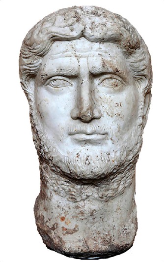 Portrait Head of a Young Prince, Called Romulus Augustulus, on an Unrelated  Antique Bust