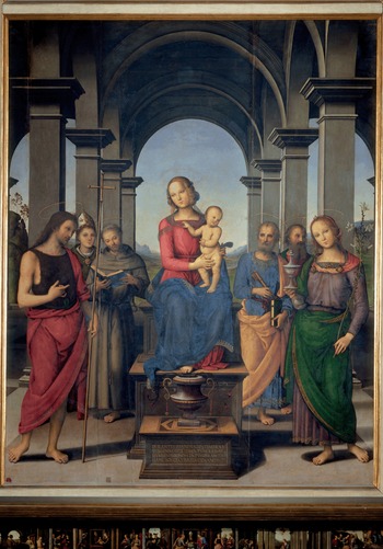 Pietro Perugino and His Perugian Workshop (one) - Painting in