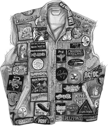 Son, There Comes a Time in Every Metalhead's Life When They Must Start Sewing  Patches on Their Vest Themselves
