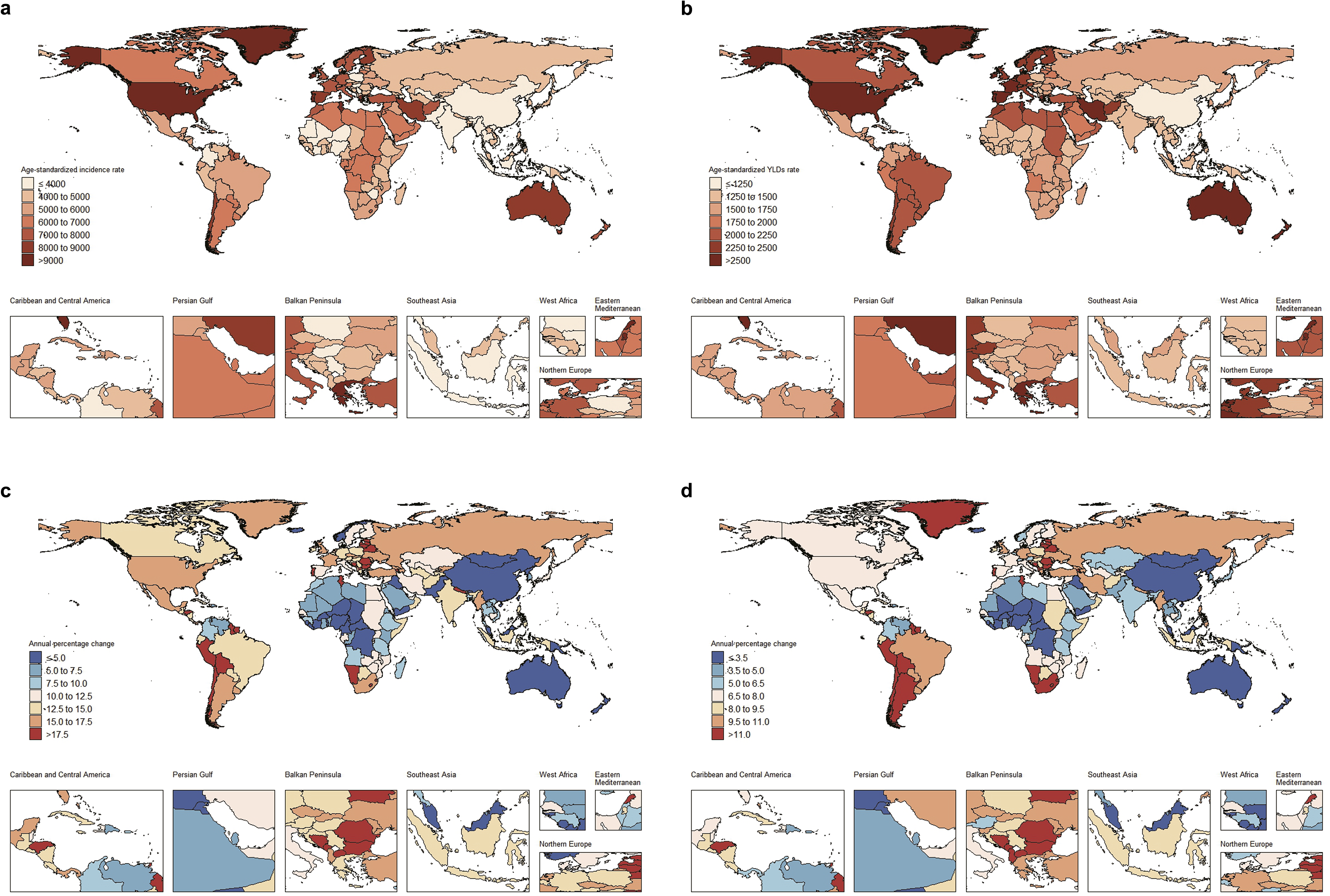 Global burden of mental disorders in children and adolescents before ...