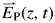 ${{E}^{\hskip-6pt\vskip-2pt{\rightharpoonup}}}_{\hskip-2pt\rm P} \lpar z\comma \; t\rpar $