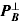 ${\bi P}_{\bi B}^ \bot $