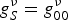 $g_S^\nu=g_{00}^\nu $