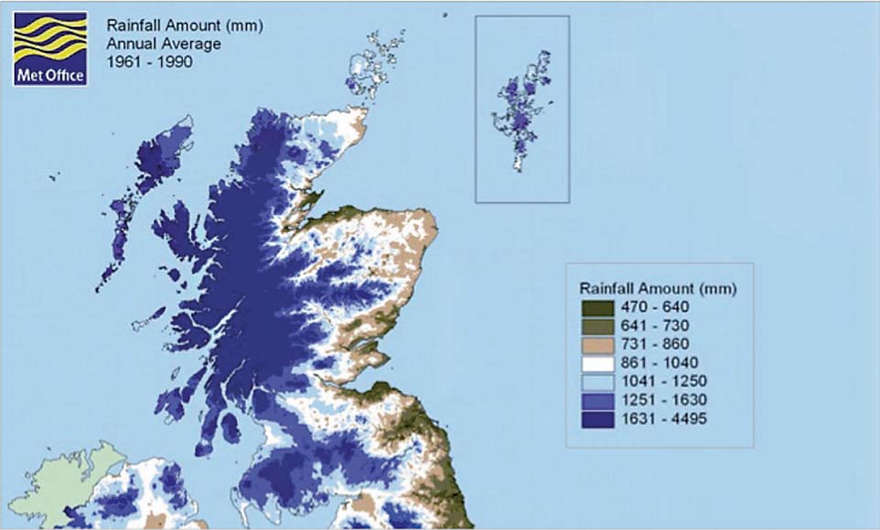 Climate change and Scotland recent trends and impacts Earth and