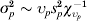 \sigma _{p}^{\setnum{2}} \sim \upsilon _{p} s_{p}^{\setnum{2}} \chi _{\upsilon _{p} }^{ \minus \setnum{1}}