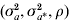 \lpar \sigma _{a}^{\setnum{2}} \comma \sigma _{a{ \ast } }^{\setnum{2}} \comma \rho \rpar